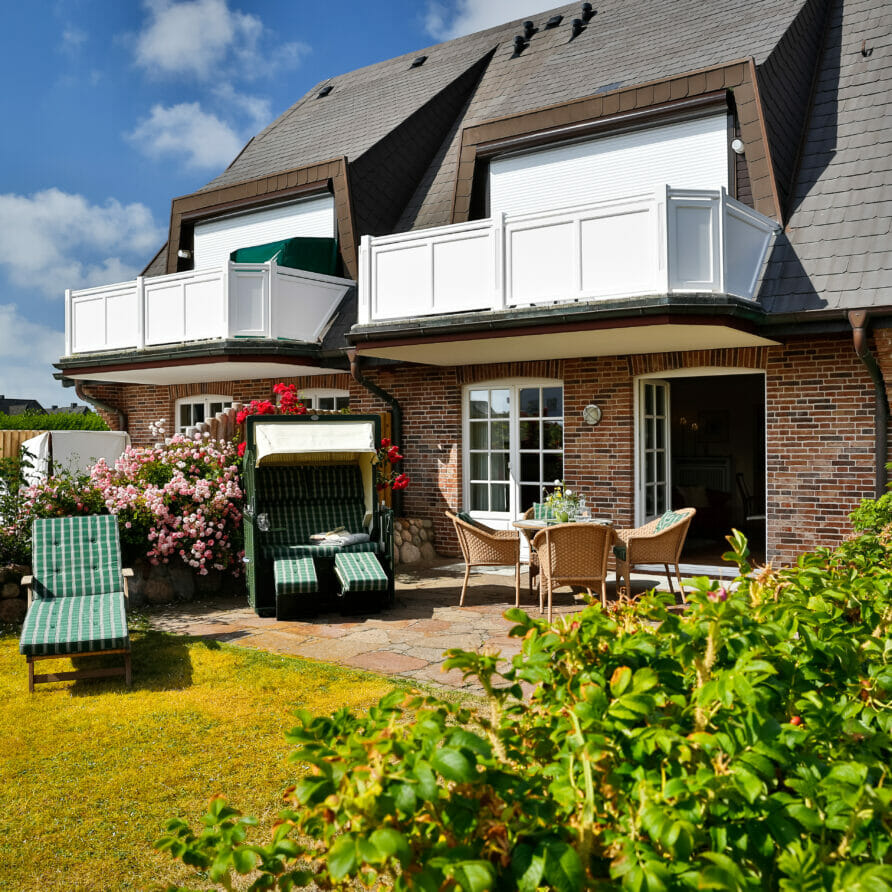 Sylter Meereslust Ferienwohnung mit garten